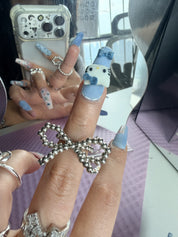 🎀 Bow & Glow Ring