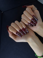Burgundy Bow