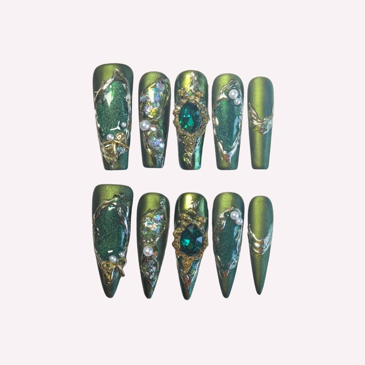 Emerald Wilds Coffin / Stiletto