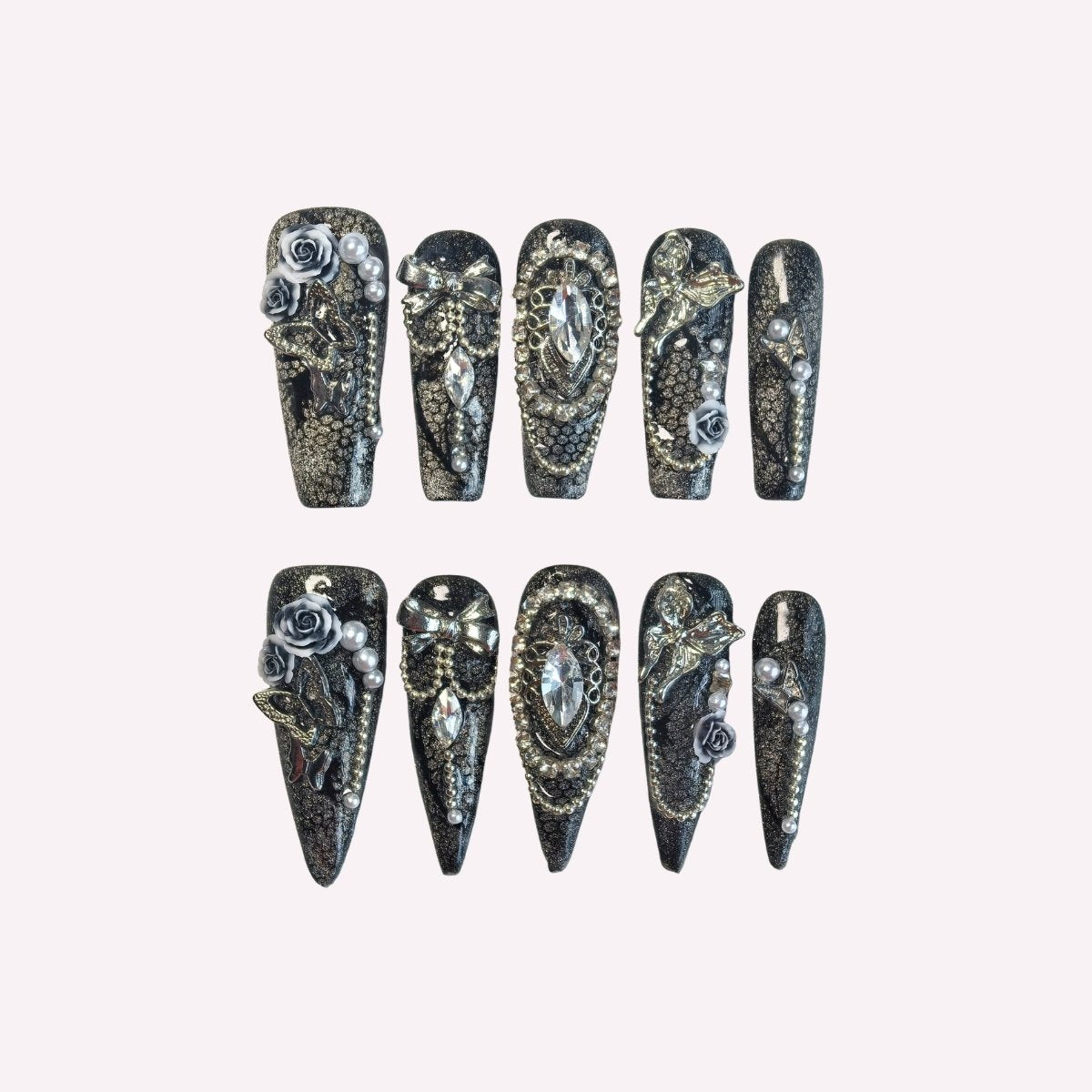 Pearlescence Coffin / Stiletto