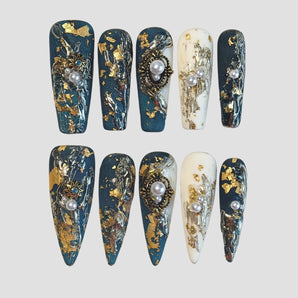 Gilded Cosmos Coffin / Stiletto