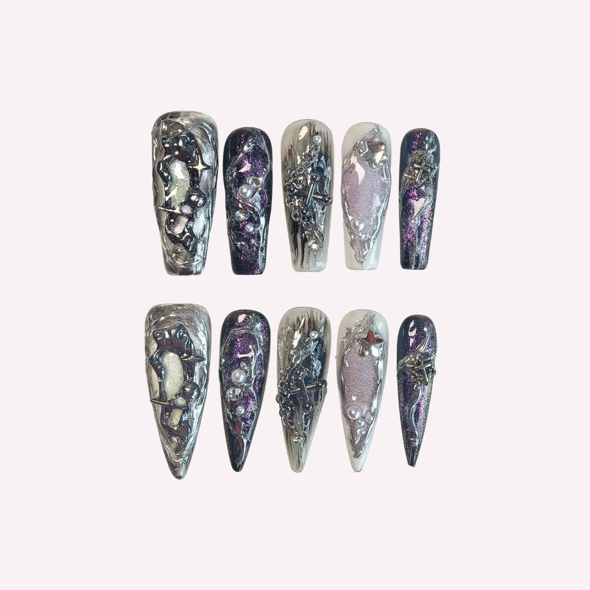 Mist Silverfly Coffin / Stiletto