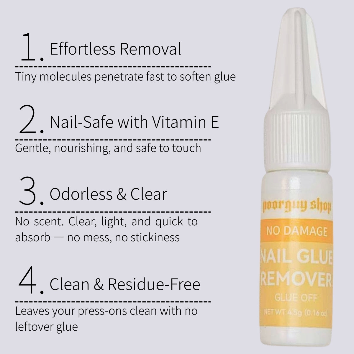 Poorguyshop Press-on Nail Glue Remover