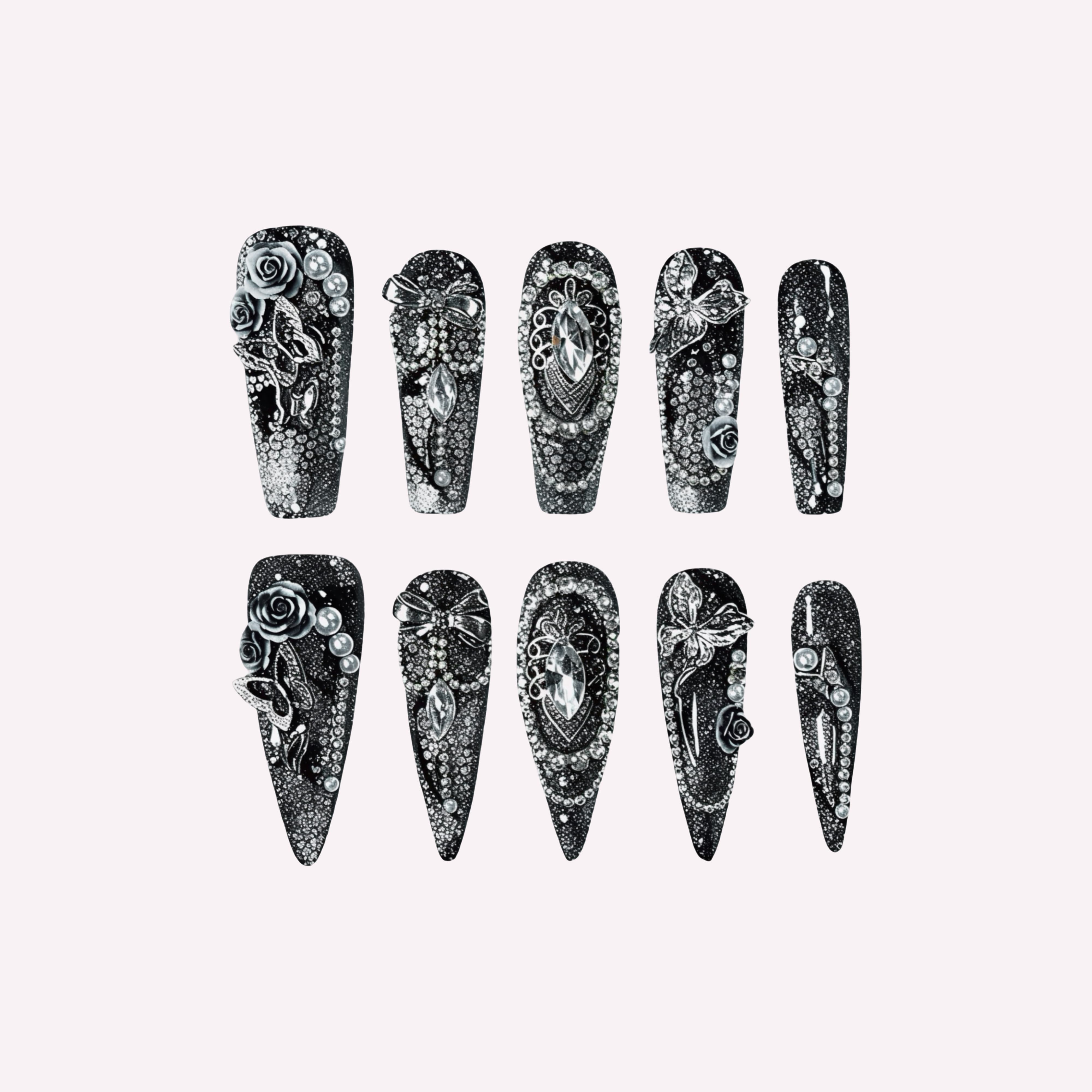 Pearlescence Coffin / Stiletto