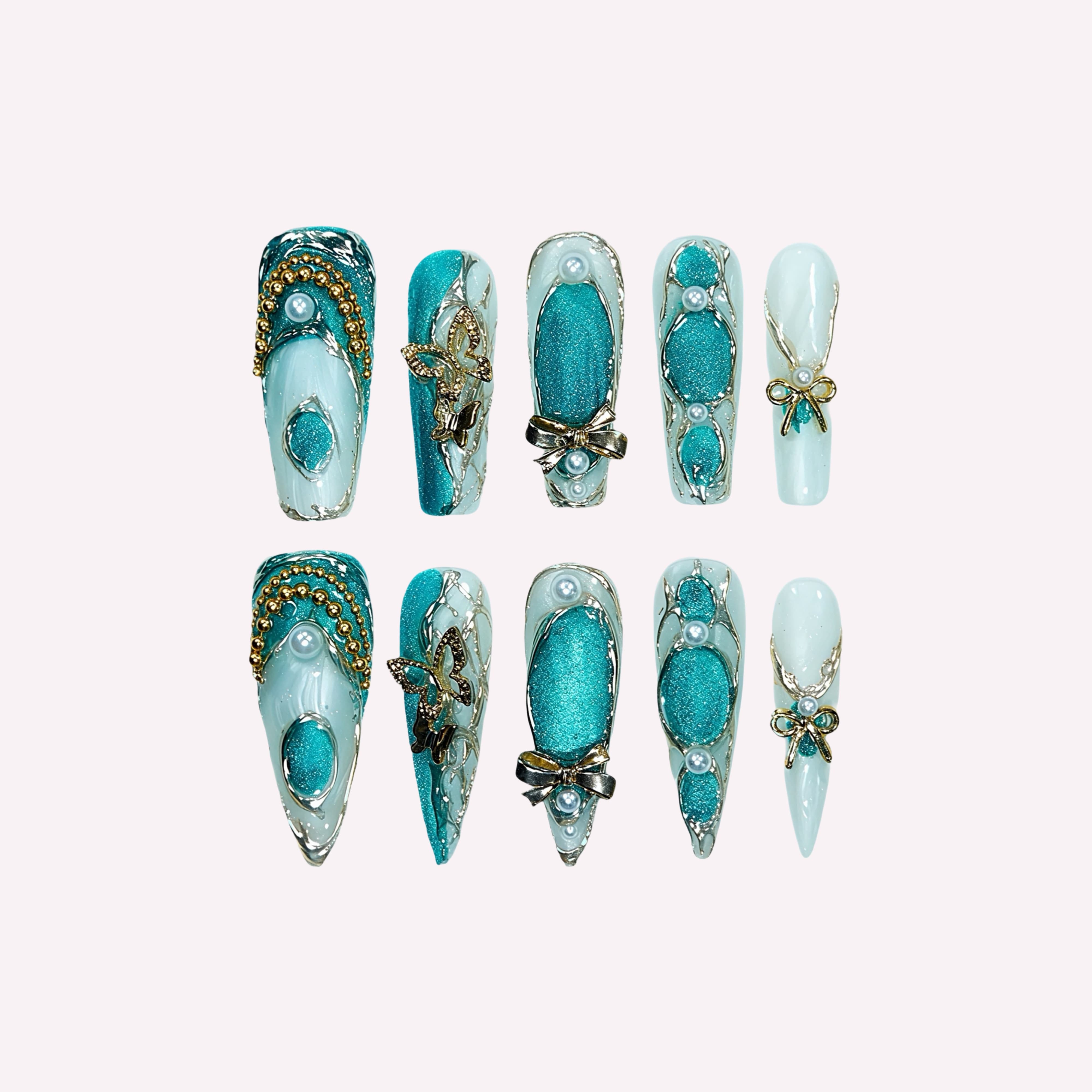 Sky Butterfly Coffin / Stiletto