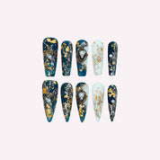 Gilded Cosmos Coffin / Stiletto