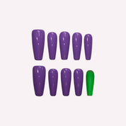 Purple:Fluorescent green
