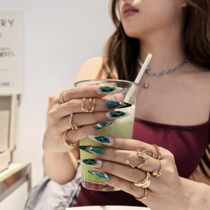 Glacier Mint Coffin / Stiletto