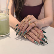 Glacier Mint Coffin / Stiletto