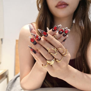 Ruby Blaze Coffin / Stiletto
