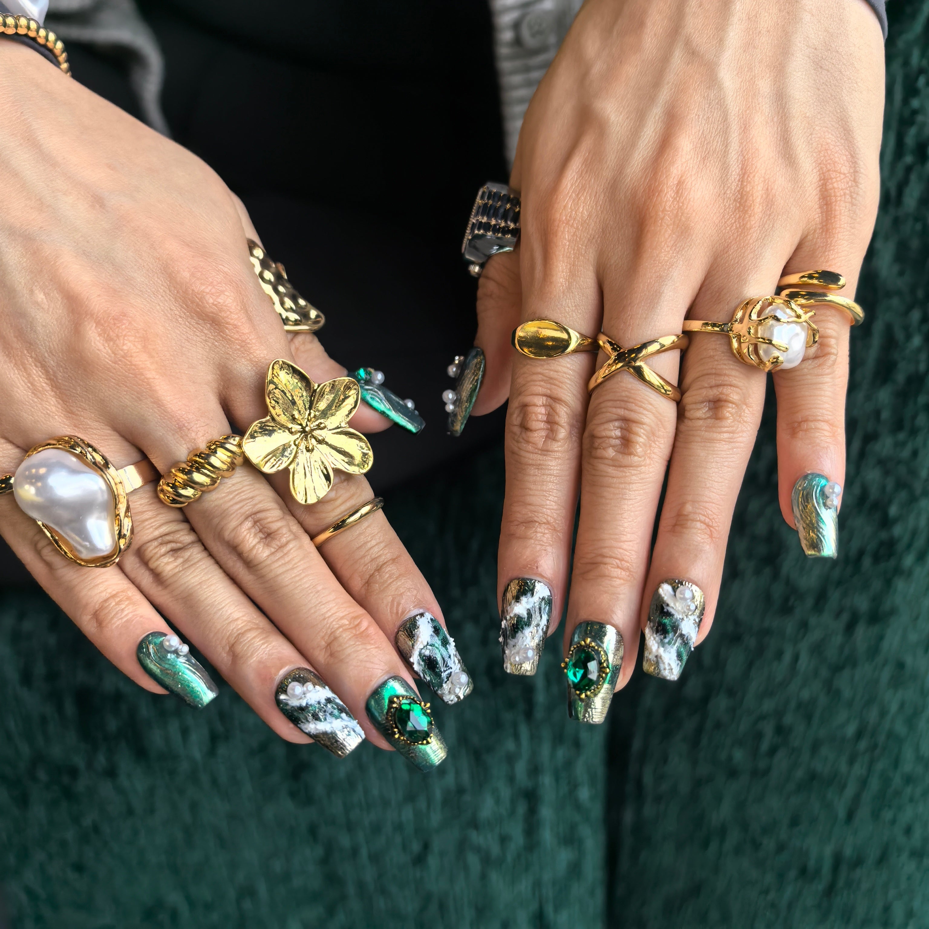 Rainforest Handmade Press On Nails 