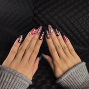 Burgundy Filigree