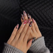 Burgundy Filigree