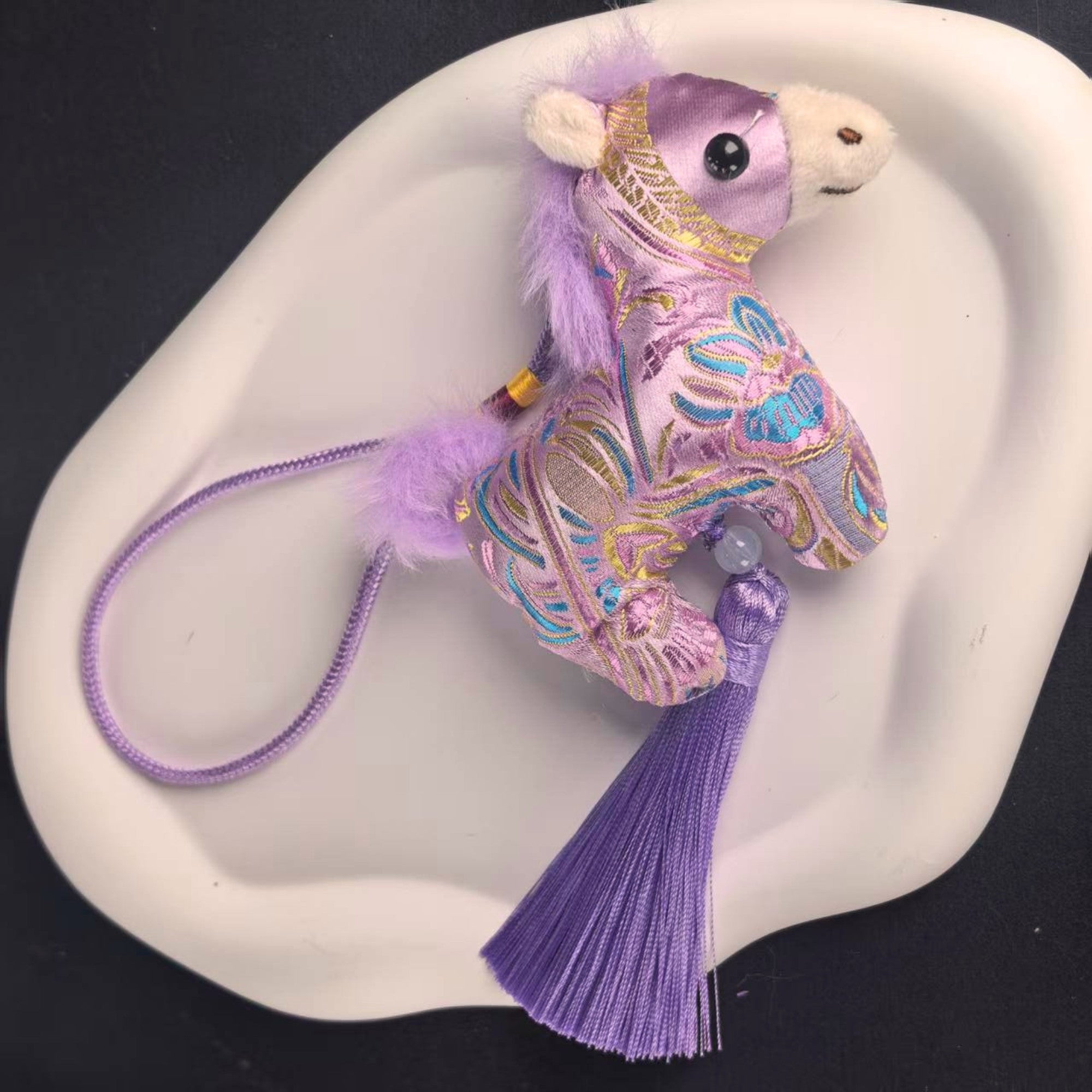 Lucky Horse Jade Charm